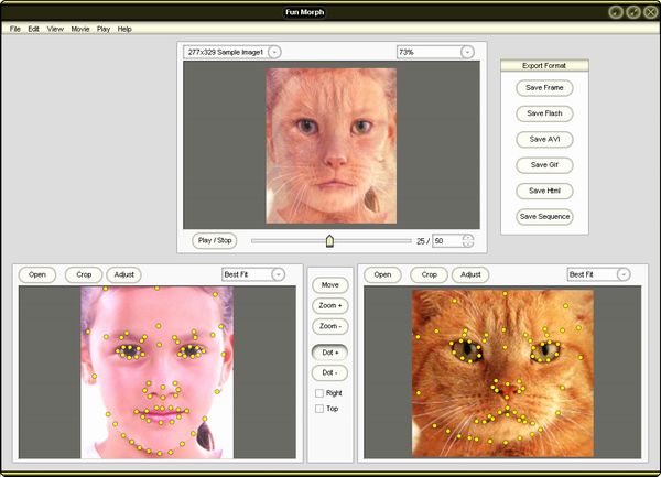 Photo face fun software